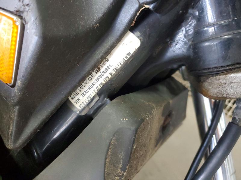 1998 Kawasaki Vn750 მანქანა იყიდება აუქციონზე, vin: JKAVNDA13WB538821, აუქციონის ნომერი: 65534436