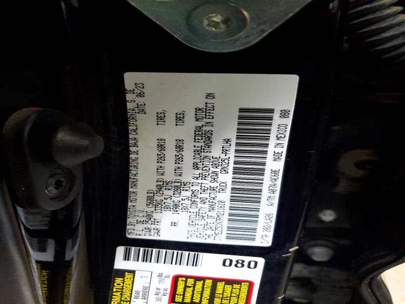 63709956 :رقم المزاد ، 3TMEZ5CN7PM211610 vin ، 2023 Toyota Tacoma مزاد بيع