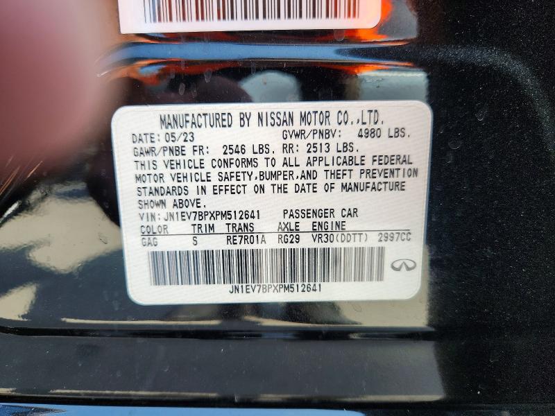 Продаж на аукціоні авто 2023 Infiniti Q50, vin: JN1EV7BPXPM512641, номер лоту: 62867556