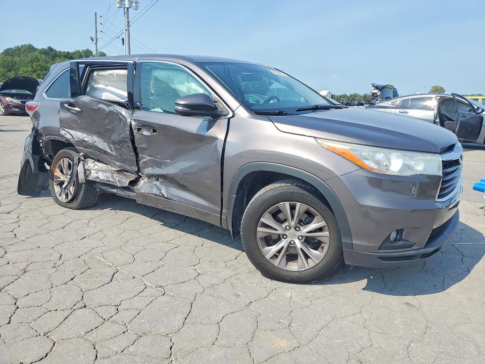 Aukcja sprzedaży 2015 Toyota Highlander, vin: 5TDBKRFHXFS100004, numer aukcji: 64598436