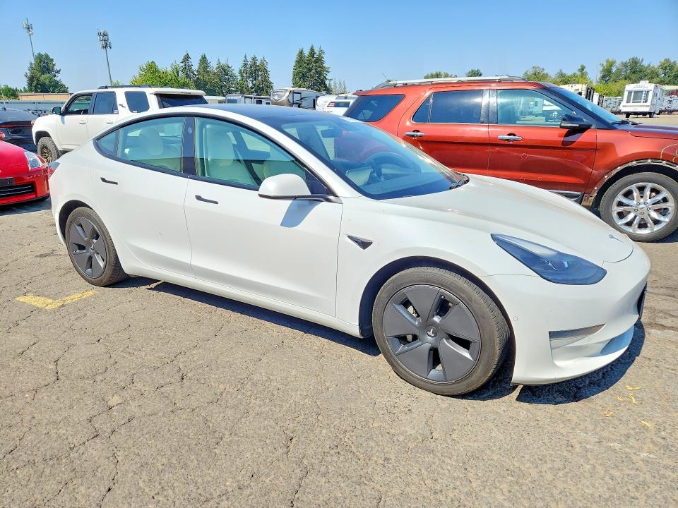 64306966 :رقم المزاد ، 5YJ3E1EA9MF873291 vin ، 2021 Tesla Model 3 مزاد بيع