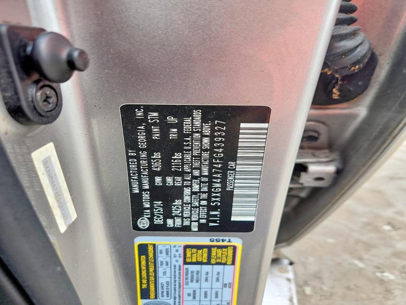 64093026 :رقم المزاد ، 5XXGM4A74FG439327 vin ، 2015 Kia Optima مزاد بيع