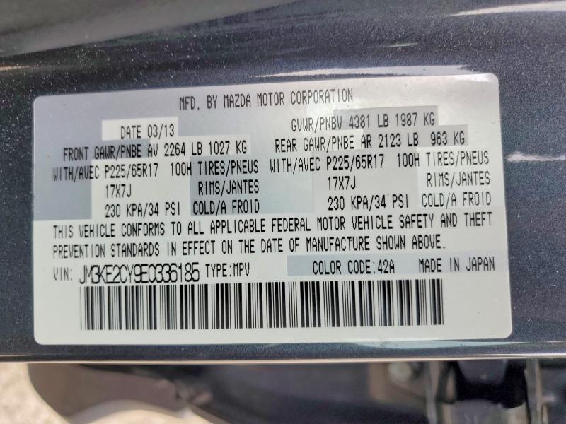 Продажа на аукционе авто 2014 Mazda Cx-5, vin: JM3KE2CY9E0336185, номер лота: 63819336