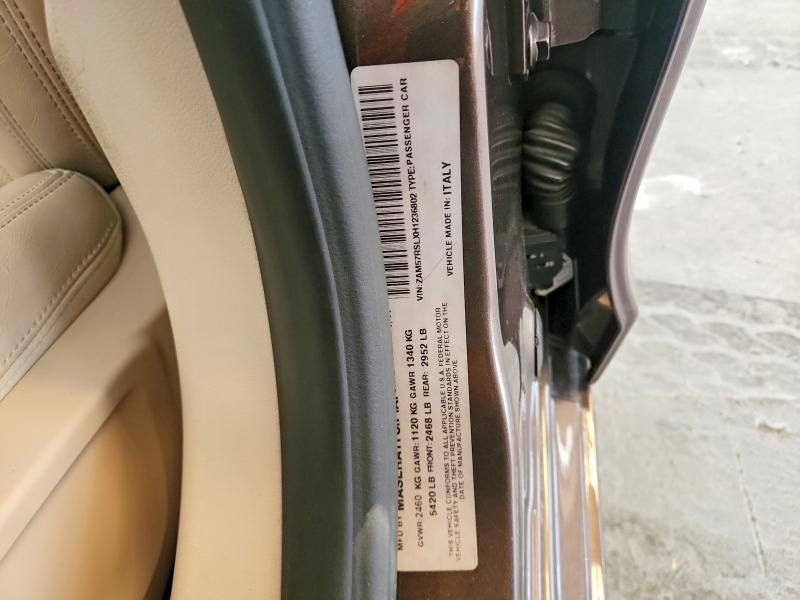 Продажа на аукционе авто 2017 Maserati Ghibli, vin: ZAM57RSLXH1236802, номер лота: 66128946
