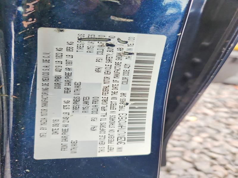 Auction sale of the 2017 Mazda 3, vin: 3MZBN1U7XHM101513, lot number: 64796186