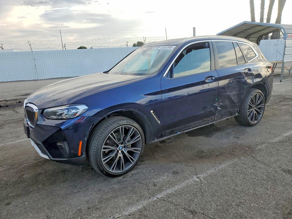 2022 Bmw X3 მანქანა იყიდება აუქციონზე, vin: 5UX43DP03N9K62716, აუქციონის ნომერი: 63650996