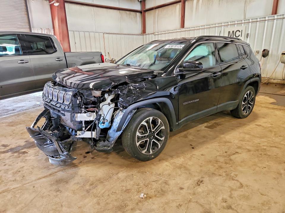 Aukcja sprzedaży 2022 Jeep Compass, vin: 3C4NJDCBXNT196109, numer aukcji: 63870126