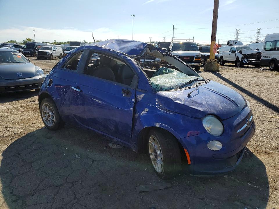 2013 Fiat 500 მანქანა იყიდება აუქციონზე, vin: 3C3CFFAR1DT689992, აუქციონის ნომერი: 66337806