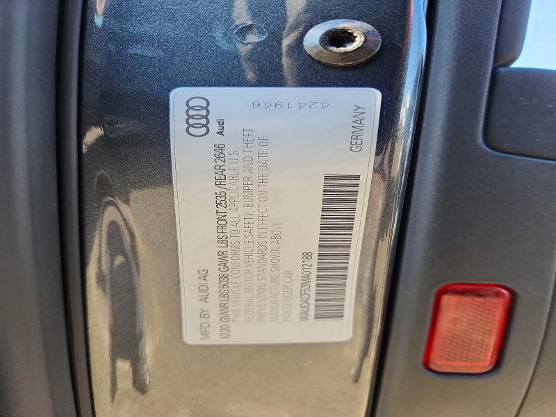 Aukcja sprzedaży 2021 Audi A5, vin: WAUDACF53MA012188, numer aukcji: 63817246