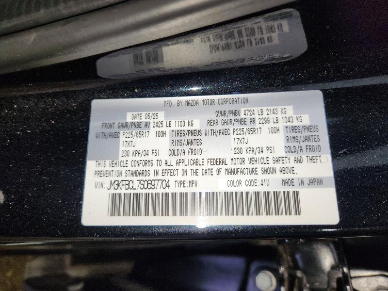 Aukcja sprzedaży 2025 Mazda Cx-5, vin: JM3KFBCL7S0697704, numer aukcji: 65218656