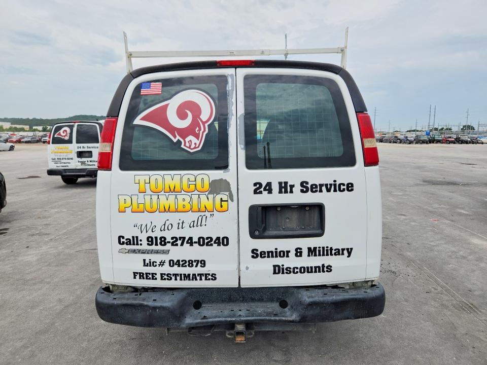 2010 Chevrolet Express G1500 მანქანა იყიდება აუქციონზე, vin: 1GCUGADX0A1128518, აუქციონის ნომერი: 64299866