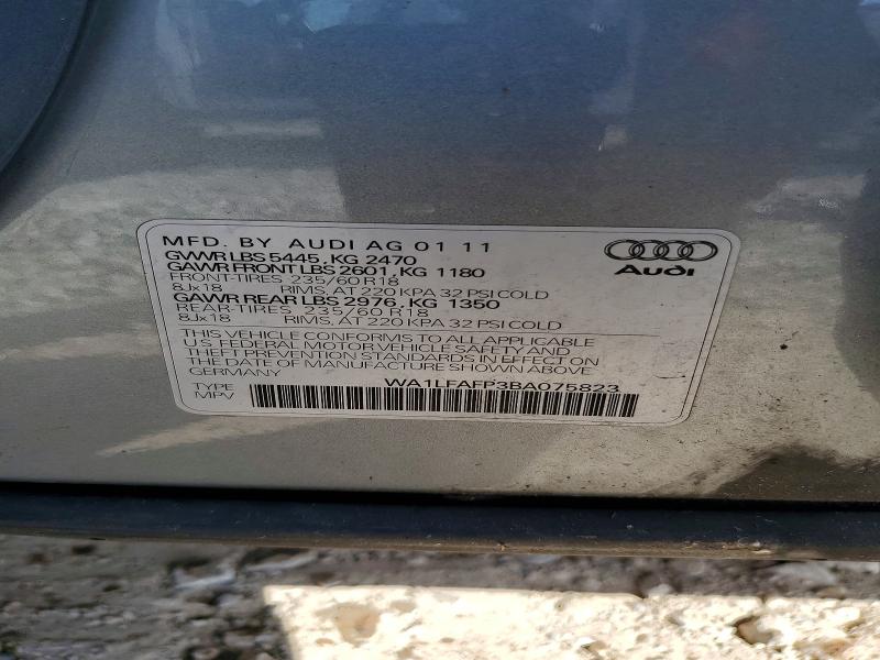 Продаж на аукціоні авто 2011 Audi Q5, vin: WA1LFAFP3BA075823, номер лоту: 65378316