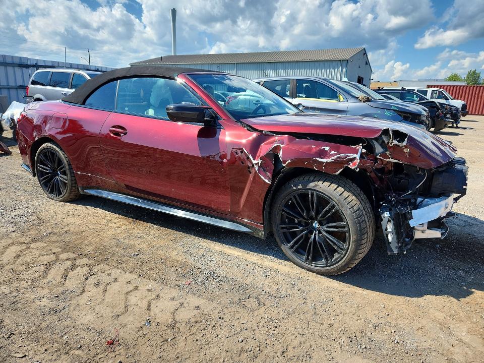 2022 Bmw M4 მანქანა იყიდება აუქციონზე, vin: WBS33BA02NCJ04325, აუქციონის ნომერი: 64775756