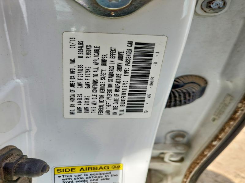 63681706 :رقم المزاد ، 19UUB1F51FA012750 vin ، 2015 Acura Tlx مزاد بيع