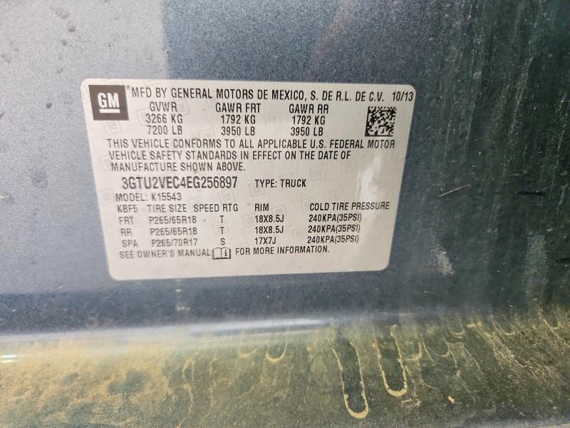 Продажа на аукционе авто 2014 Gmc Sierra, vin: 3GTU2VEC4EG256897, номер лота: 66992586