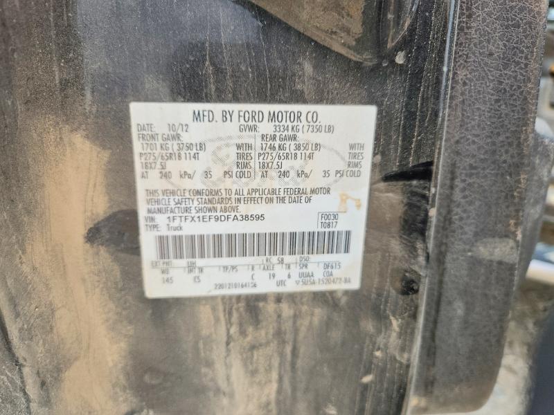 Продаж на аукціоні авто 2013 Ford F150, vin: 1FTFX1EF9DFA38595, номер лоту: 65184726