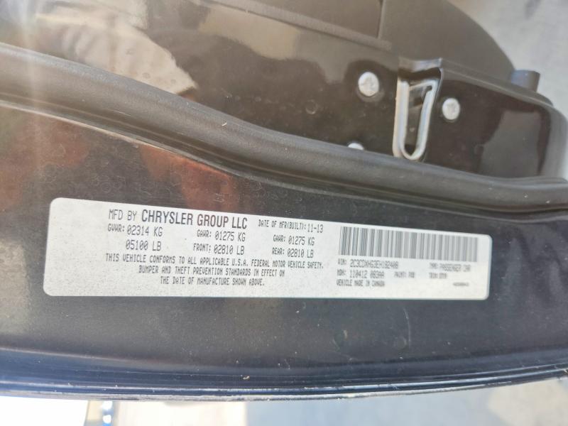 Продаж на аукціоні авто 2014 Dodge Charger, vin: 2C3CDXHG3EH182408, номер лоту: 63283576