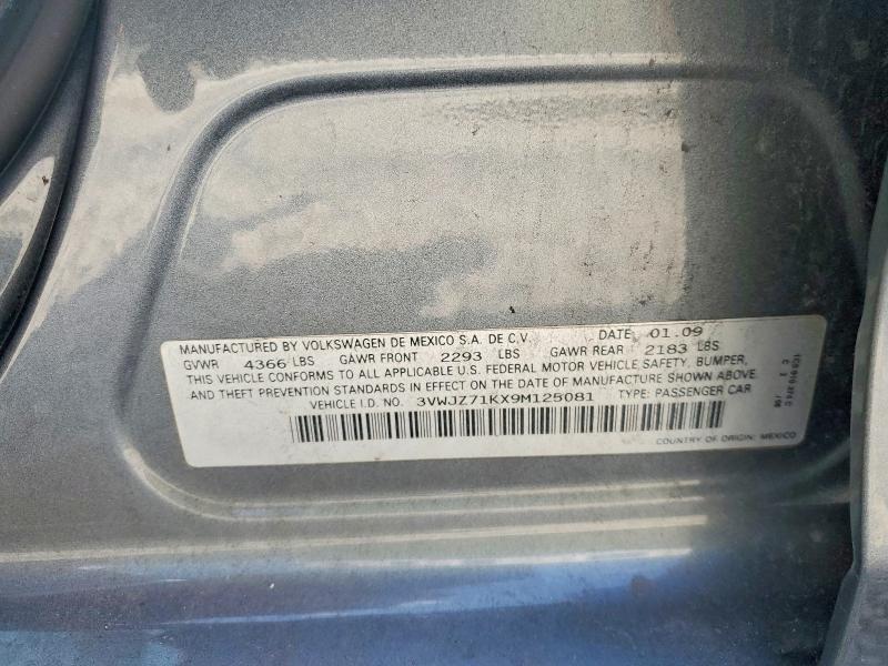 Продаж на аукціоні авто 2009 Volkswagen Jetta, vin: 3VWJZ71KX9M125081, номер лоту: 64445416