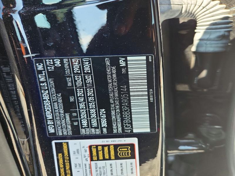 64611016 :رقم المزاد ، 4JGFB6BB3PA905144 vin ، 2023 Mercedes-benz Gle مزاد بيع