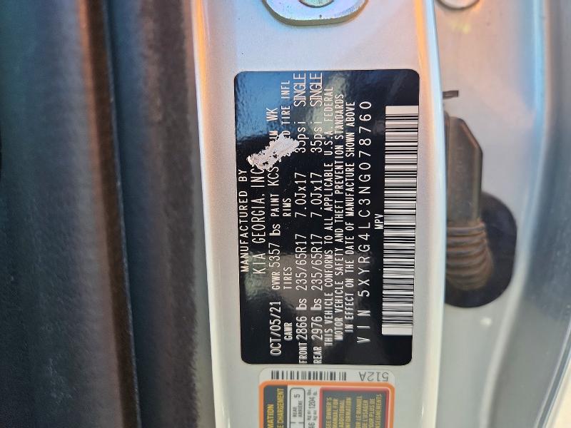 Продажа на аукционе авто 2022 Kia Sorento, vin: 5XYRG4LC3NG078760, номер лота: 64122436