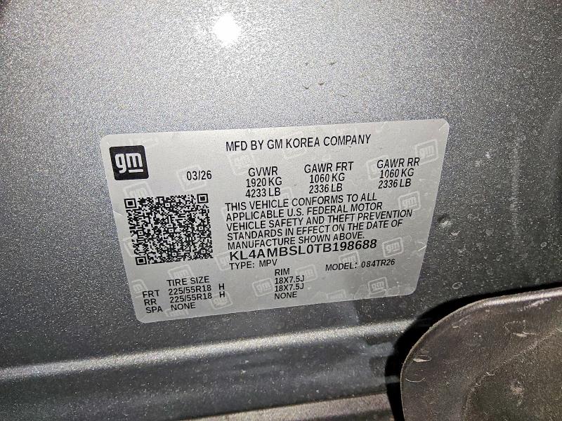 Продаж на аукціоні авто 2026 Buick Encore Gx, vin: KL4AMBSL0TB198688, номер лоту: 64681116