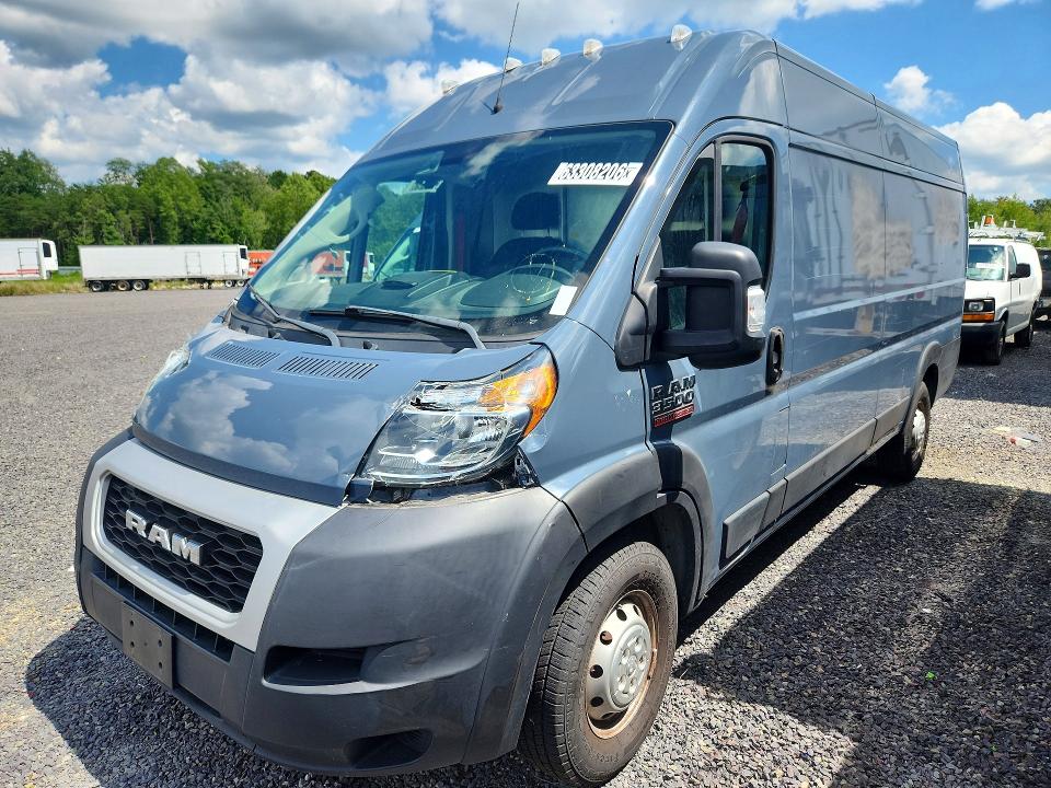 2020 Ram Promaster 3500 მანქანა იყიდება აუქციონზე, vin: 3C6URVJG7LE136225, აუქციონის ნომერი: 63308206