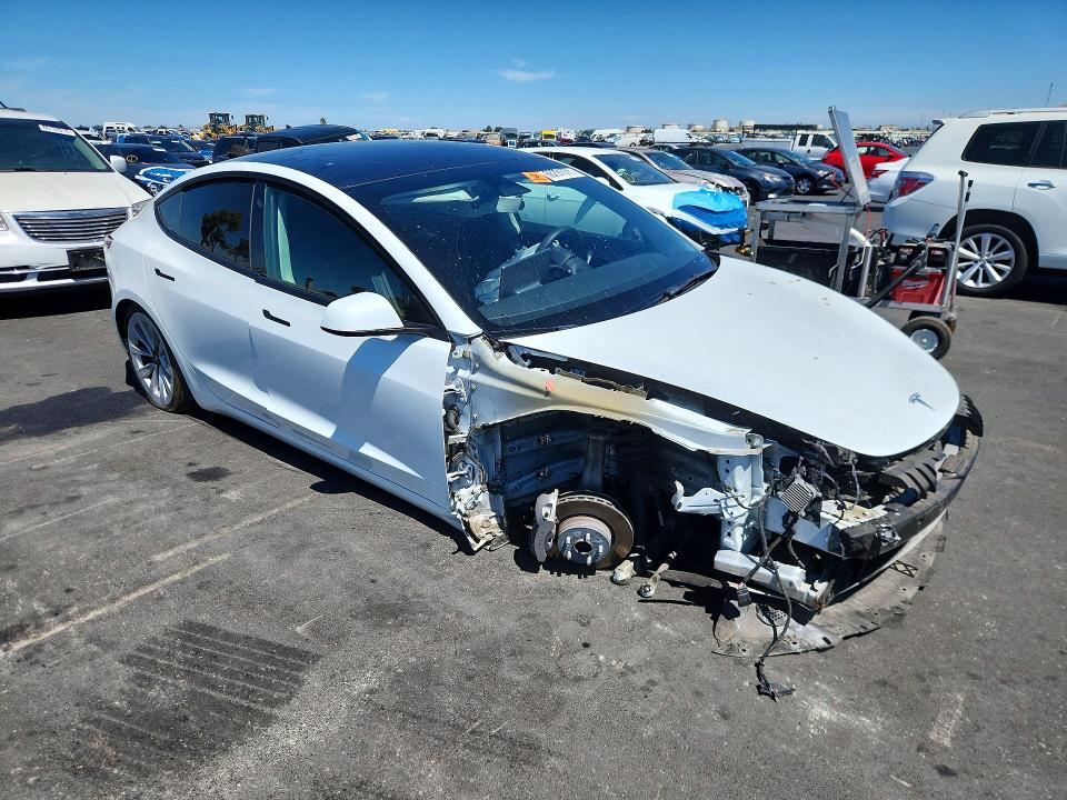 66291076 :رقم المزاد ، 5YJ3E1EA2PF485128 vin ، 2023 Tesla Model 3 مزاد بيع
