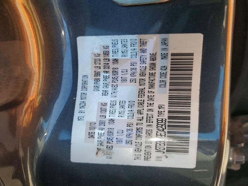 64647576 :رقم المزاد ، JM3TB3CV9E0429099 vin ، 2014 Mazda Cx-9 مزاد بيع