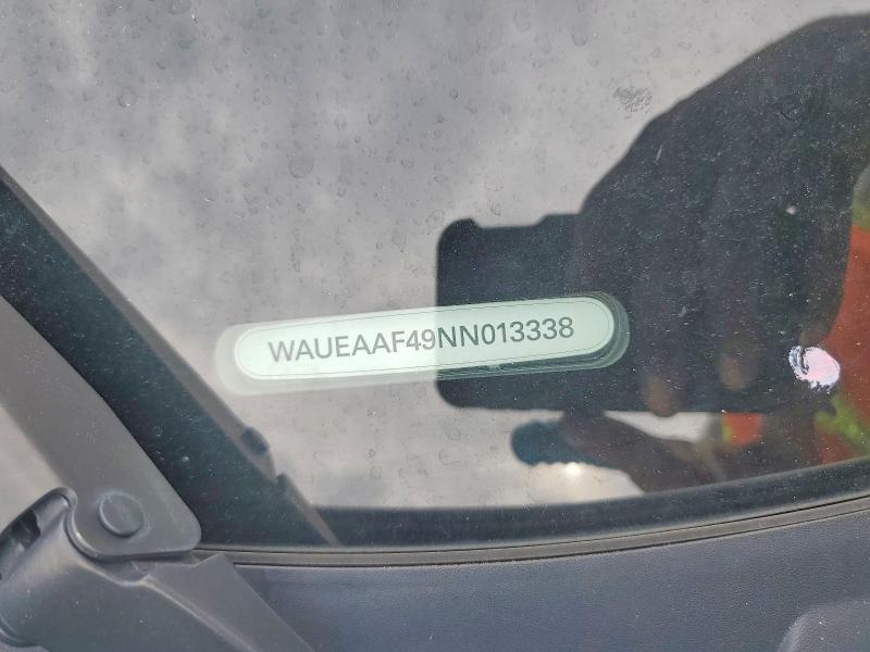Продажа на аукционе авто 2022 Audi A4, vin: WAUEAAF49NN013338, номер лота: 65592476
