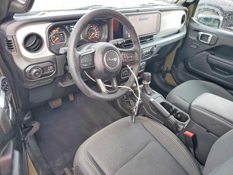 63995666 :رقم المزاد ، 1C4PJXAN1SW627241 vin ، 2025 Jeep Wrangler مزاد بيع