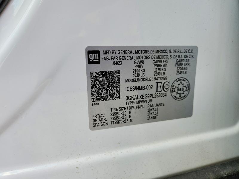 66963126 :رقم المزاد ، 3GKALXEG9PL263034 vin ، 2023 Gmc Terrain مزاد بيع