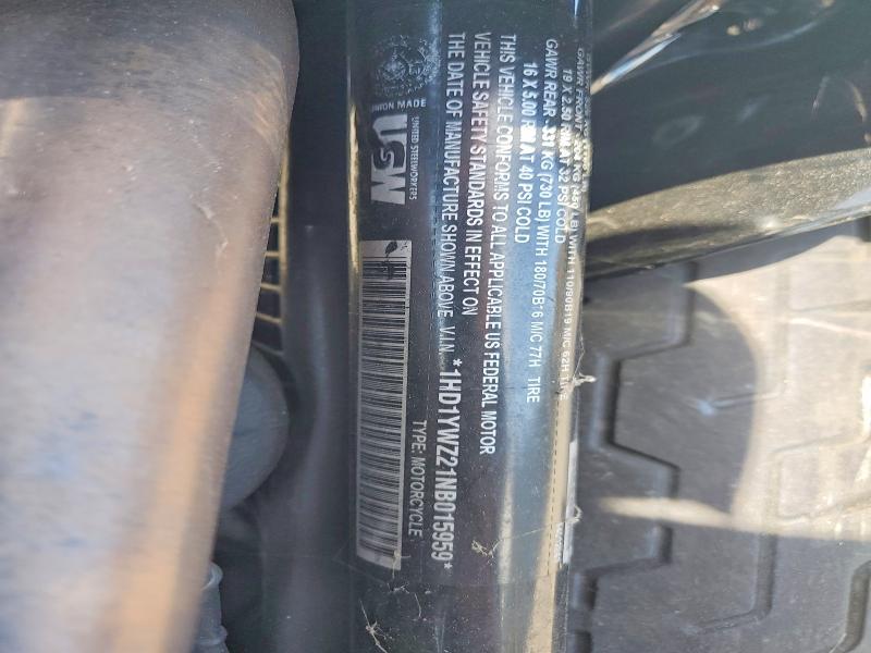 Aukcja sprzedaży 2022 Harley-davidson Fxlrs, vin: 1HD1YWZ21NB015959, numer aukcji: 64114226