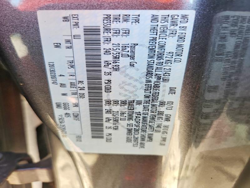2013 Ford Focus მანქანა იყიდება აუქციონზე, vin: 1FADP3F28DL269753, აუქციონის ნომერი: 65399286