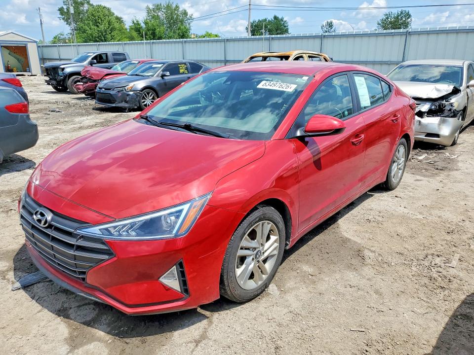 63497626 :رقم المزاد ، KMHD84LFXKU736811 vin ، 2019 Hyundai Elantra مزاد بيع