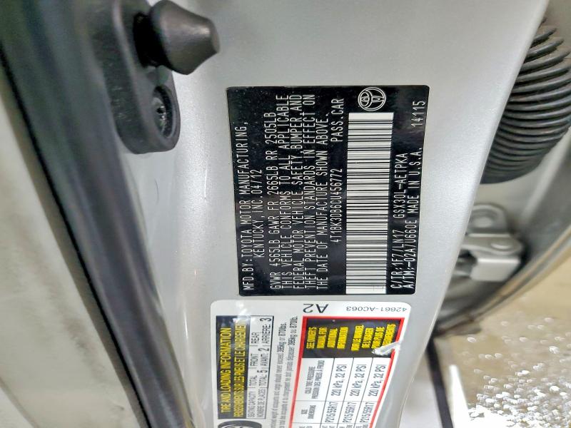 Aukcja sprzedaży 2012 Toyota Avalon, vin: 4T1BK3DB6CU456772, numer aukcji: 66691066