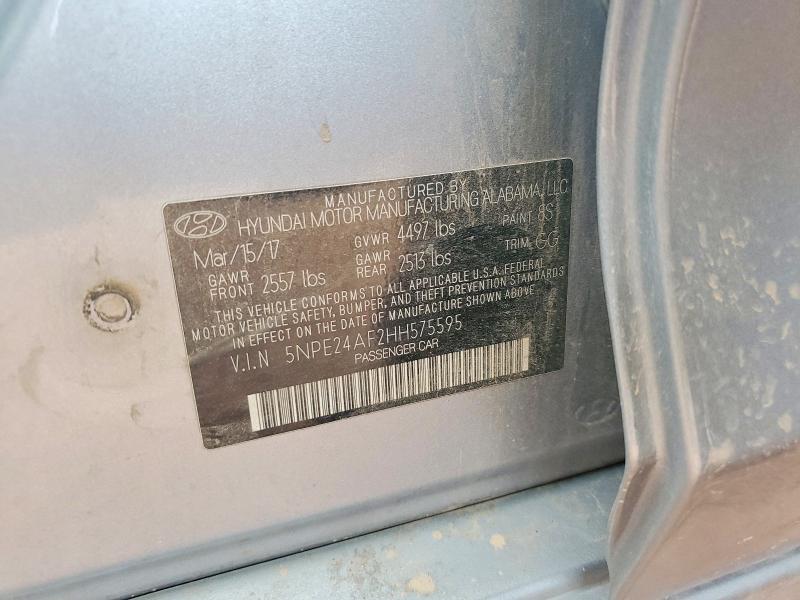 Aukcja sprzedaży 2017 Hyundai Sonata, vin: 5NPE24AF2HH575595, numer aukcji: 66134526