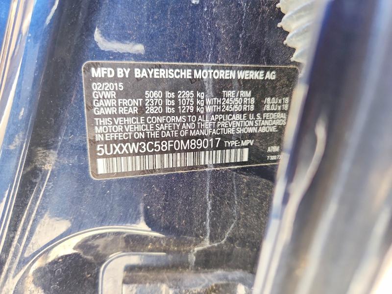 Продажа на аукционе авто 2015 Bmw X4, vin: 5UXXW3C58F0M89017, номер лота: 66370316