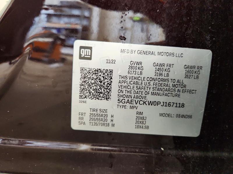 Aukcja sprzedaży 2023 Buick Enclave, vin: 5GAEVCKW0PJ167118, numer aukcji: 63840876