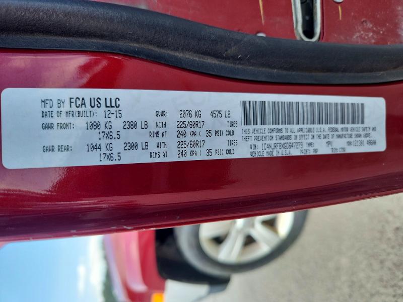 63286466 :رقم المزاد ، 1C4NJRFBXGD647279 vin ، 2016 Jeep Patriot مزاد بيع