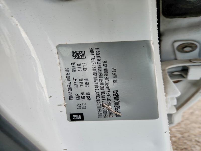 Продаж на аукціоні авто 2012 Buick Verano, vin: 1G4PP5SK0C4157543, номер лоту: 63998696