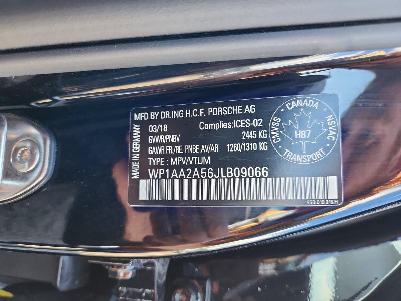 Aukcja sprzedaży 2018 Porsche Macan, vin: WP1AA2A56JLB09066, numer aukcji: 65914476