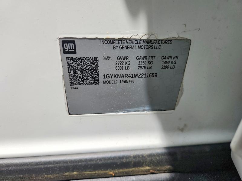 Aukcja sprzedaży 2021 Cadillac Xt5, vin: 1GYKNAR41MZ211659, numer aukcji: 57878876