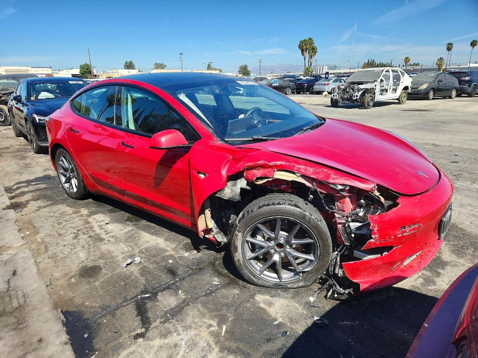Продажа на аукционе авто 2022 Tesla Model 3, vin: 5YJ3E1EA1NF287590, номер лота: 65053696