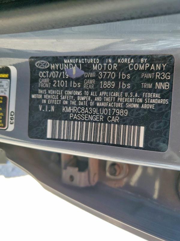 Продажа на аукционе авто 2020 Hyundai Venue, vin: KMHRC8A39LU017989, номер лота: 65242626