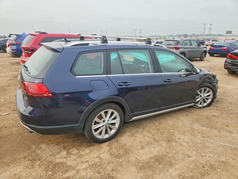 2017 Volkswagen Golf Alltrack მანქანა იყიდება აუქციონზე, vin: 3VWH17AU7HM528537, აუქციონის ნომერი: 64767216