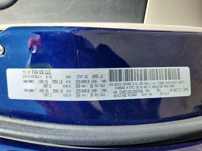 Продаж на аукціоні авто 2018 Chrysler Pacifica, vin: 2C4RC1GG3JR357056, номер лоту: 63415796