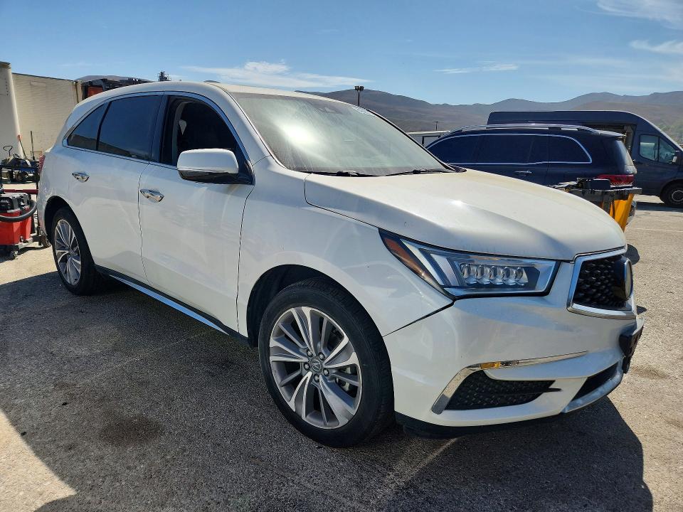 2017 Acura Mdx მანქანა იყიდება აუქციონზე, vin: 5FRYD3H55HB007899, აუქციონის ნომერი: 64896216