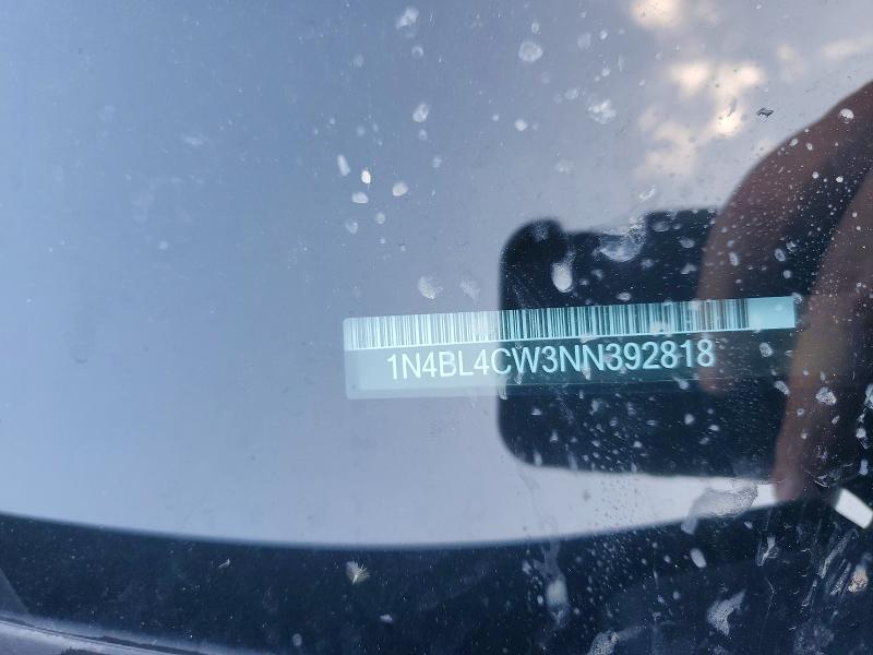 2022 Nissan Altima მანქანა იყიდება აუქციონზე, vin: 1N4BL4CW3NN392818, აუქციონის ნომერი: 65945216