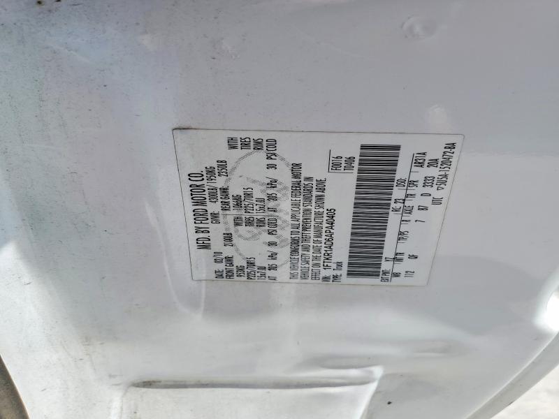 2010 Ford Ranger მანქანა იყიდება აუქციონზე, vin: 1FTKR1AD6APA40405, აუქციონის ნომერი: 63787736