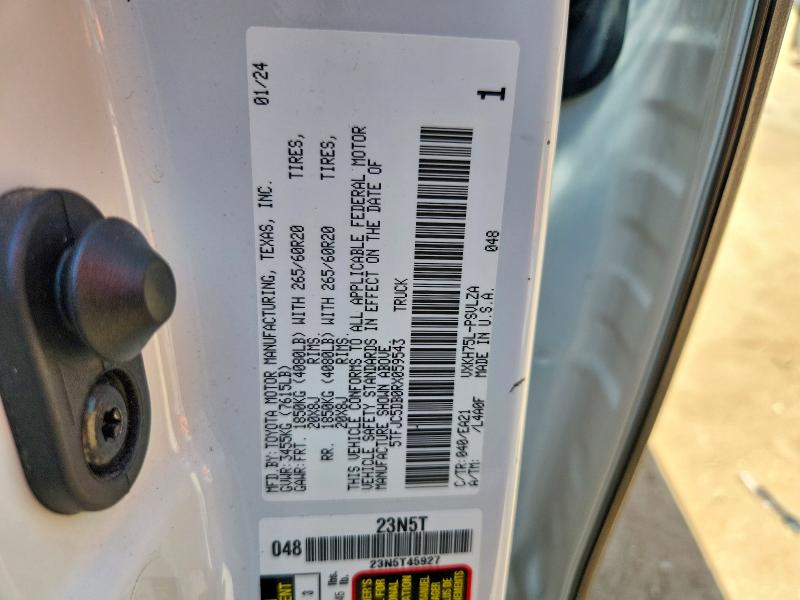 Aukcja sprzedaży 2024 Toyota Tundra, vin: 5TFJC5DB0RX059543, numer aukcji: 66507776